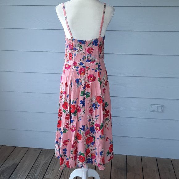 yumi kim julia silk midi dress